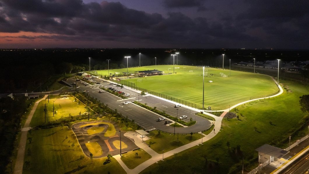 Uniform lighting for a recreational area in Brisbane 3